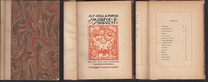 Smorfie E Singulti - A.F. Della Porta - copertina