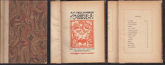 Smorfie E Singulti - A.F. Della Porta - copertina