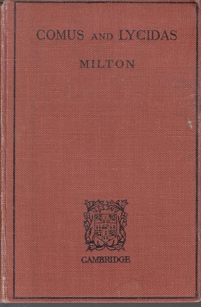 Comus And Lycidas Inglese - copertina