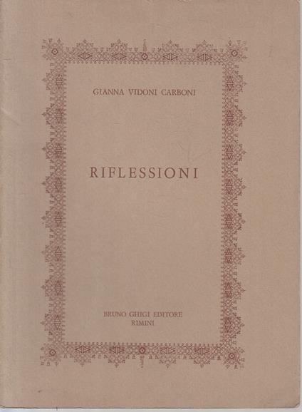 Riflessioni - copertina
