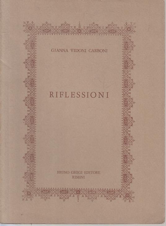 Riflessioni - copertina
