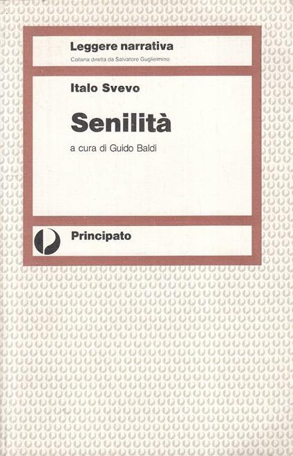 Senilità - - Italo Svevo - copertina