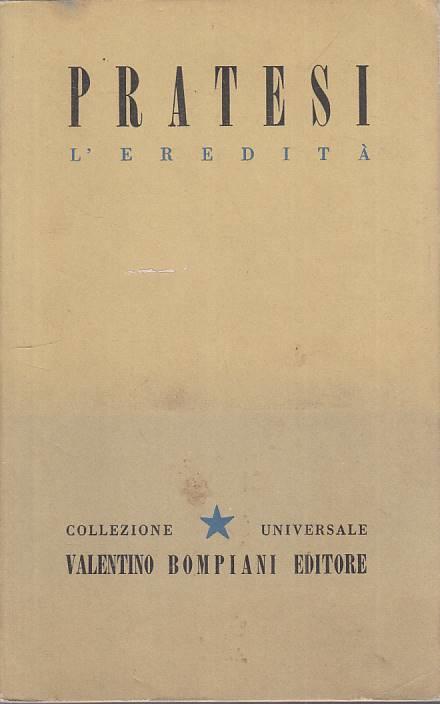 L' Eredità - - Mario Pratesi - copertina