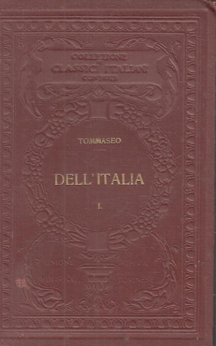 Dell'italia I - copertina