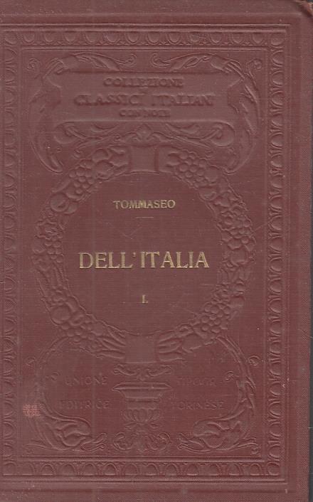 Dell'italia I - copertina