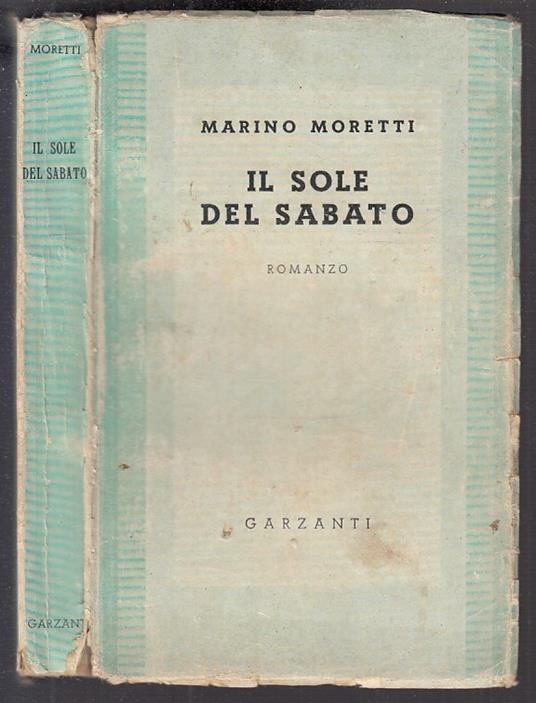 Il Sole Sabato - Marino Moretti - copertina