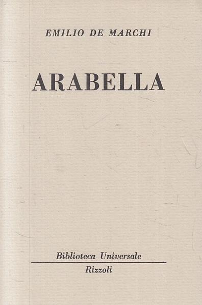 Arabella - Emilio De Marchi - copertina