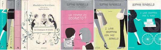 4 Romanzi Scuola Segreto Shopping- Kinsella- Mondadori - Sophie Kinsella - copertina