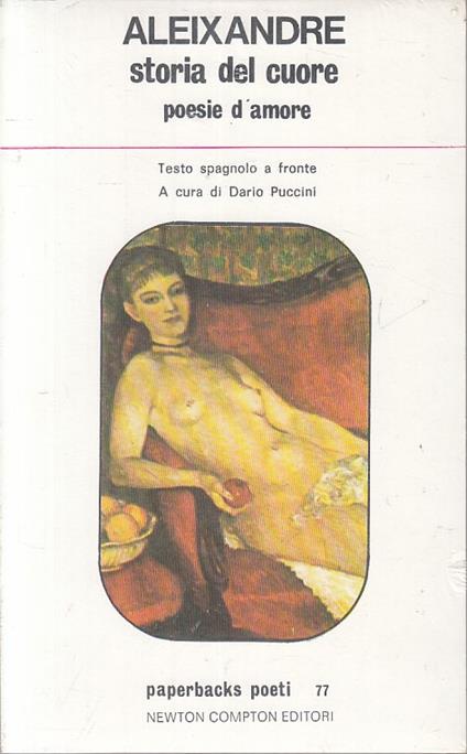 Storia Del Cuore Poesie D'amore - - Vicente Aleixandre - copertina
