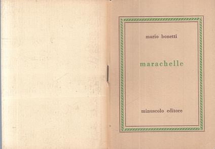 Marachelle - Mario Bonetti - copertina