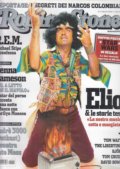 Rivista Magazine Rolling Stone N.12 Elio E Storie Tese - copertina