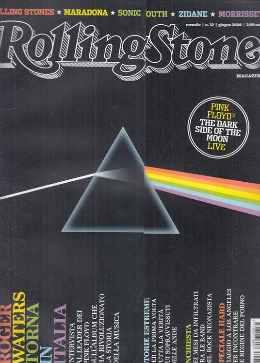 Rivista Magazine Rolling Stone N.32 Pink Floyd Waters - copertina
