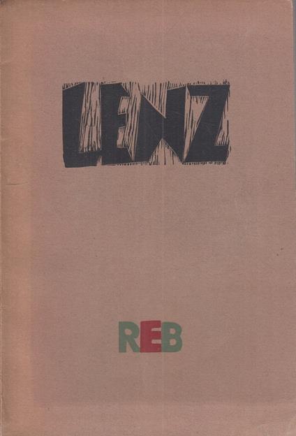Lenz - - Georg Buchner - copertina
