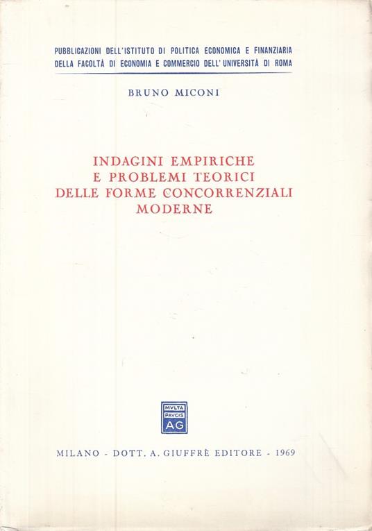 Indagini Empiriche Problemi Teorici - copertina