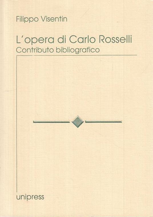 L' Opera Di Carlo Rosselli - copertina