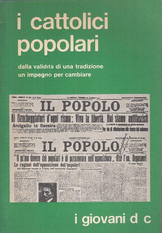 I Cattolici Popolari - copertina