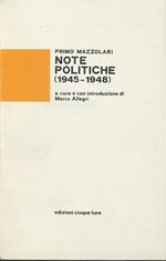 Note Politiche 1945/1948