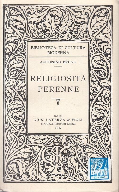 Religiosità Perenne - Antonino Bruno - copertina