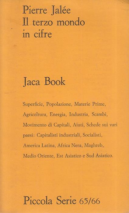 Il Terzo Mondo In Cifre - copertina