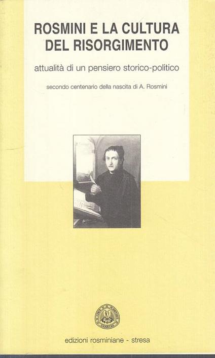 Rosmini E La Cultura Del Risorgimento - copertina