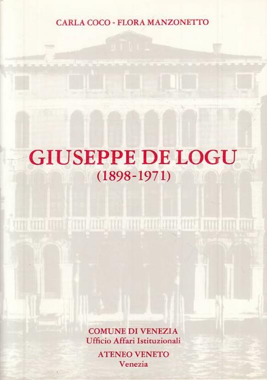 Giuseppe De Logu 1898/1971 - copertina