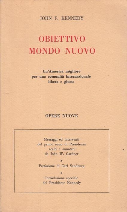 Obiettivo Mondo Nuovo - John F. Piper - copertina