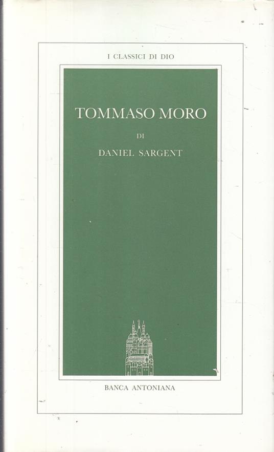Tommaso Moro - Daniel Sargent - copertina