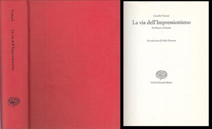 La Via Dell'impressionismo - Lionello Venturi - copertina