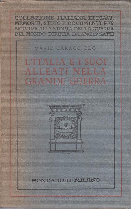 L' Italia E Alleati Grande Guerra- Caracciolo - Mario Caracciolo - copertina