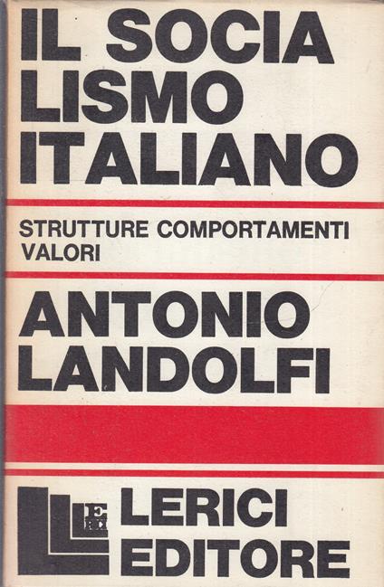 Il Socialismo Italiano - Antonio Landolfi - copertina