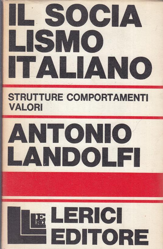 Il Socialismo Italiano - Antonio Landolfi - copertina