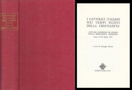 Cattolici Italiani Tempi Nuovi Cristianità - Rossini - copertina