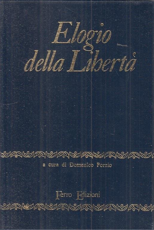 Elogio Della Libertà - copertina