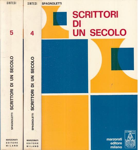 Scrittori Di Un Secolo 2 Voll. - Giacinto Spagnoletti - copertina