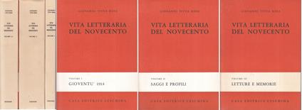 Vita Letteraria Del Novecento 3 Voll. - Giovanni Titta Rosa - copertina