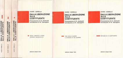 Liberazione Alla Costituente 3 Voll.- Gonella - Guido Gonella - copertina