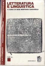 Letteratura E Linguistica