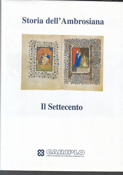 Storia Dell'ambrosiana Il Settecento - copertina
