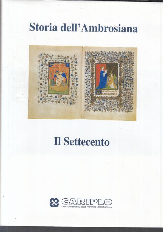Storia Dell'ambrosiana Il Settecento - copertina