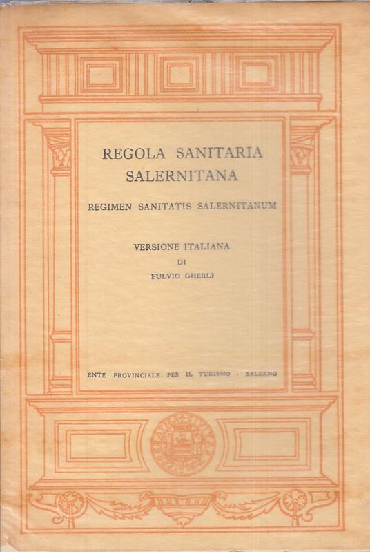 Regola Sanitaria Salernitana - Fulvio Gherli - copertina