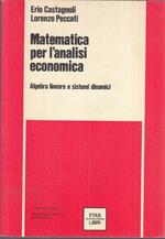 Matematica Analisi Economica 1 Algebra Lineare