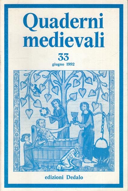 Quaderni Medievali 33 - copertina