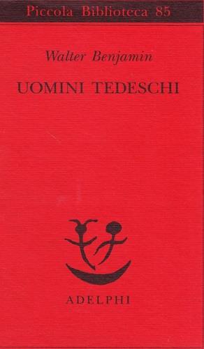 Uomini tedeschi. Una serie di lettere - Walter Benjamin - copertina