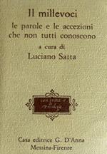 Il millevoci, le parole e le accezioni che non tutti conoscono