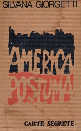 America Postuma - Silvia Giorgetti - copertina