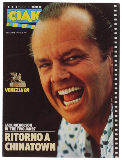 Ciak. Mensile Di Attualità Cinematografica. Settembre 1989 - Berlusconi Editore, - 1989 - copertina