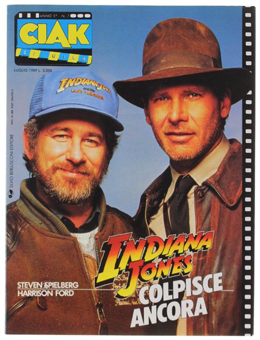 Ciak. Mensile Di Attualità Cinematografica. Luglio 1989 - Berlusconi Editore, - 1989 - copertina