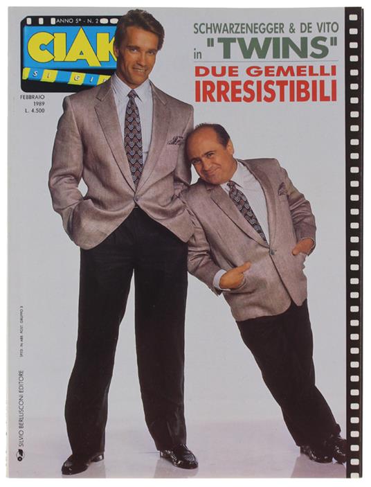 Ciak. Mensile Di Attualità Cinematografica. Febbraio 1989 - Berlusconi Editore, - 1989 - copertina