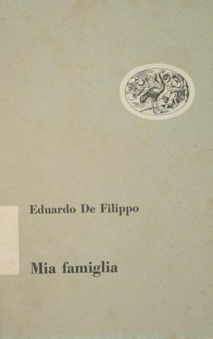 Mia famiglia - Eduardo De Filippo - copertina