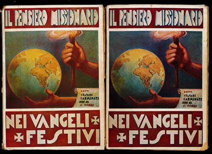 Il Pensiero Missionario nei Vangeli Festivi - 2 voll - Cesare Carminati - copertina